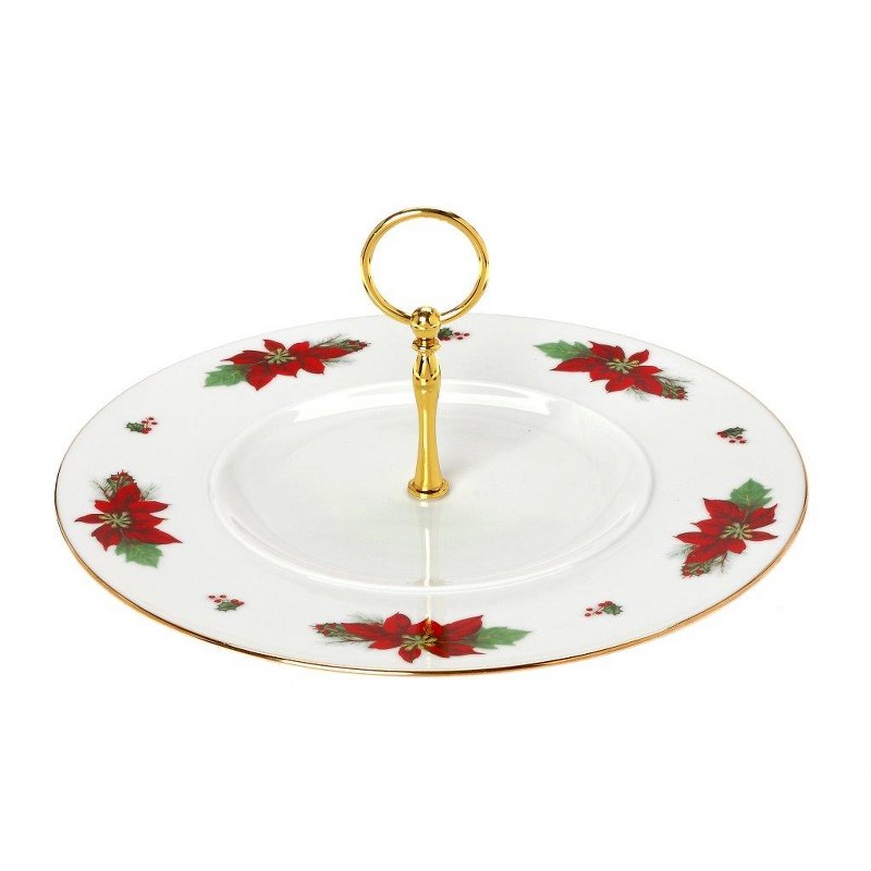 Διακοσμητικά και αξεσουαρ κουζίνας 24home - ΣΗΜΑΝΤΙΚΟ: Σε περίπτωση διαφοράς τιμής από το κατάστημα ισχύει παντα και μόνο η τιμή του καταστήματος Χριστουγεννιάτικη Ορντερβιέρα Πορσελάνης Poisentia CRYS